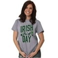 thumbnail image 3 of St Patricks Irish For A Day Clover Men's Graphic T Shirt Tees Brisco Brands S, 3 of 5
