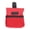 Red, variant on Yajisi Dog Treat Pouch with Waist Clip Multifunction Large Capacity Dog Treat Training Pouch for Pet Dog Puppy Training Black Elastic Opening 6.7x6.7x1.2 inches / 17x17x3 cm