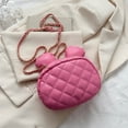 thumbnail image 3 of Bolsos Cruzados Bolso bandolera para mujer, bolso de hombro con orejas de conejo bonito de PU, monedero para niñas (rosa), 3 of 8