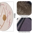 thumbnail image 2 of Tapis Rond pour Chambre à Coucher Salon Bureau Jeu, Tapis de Sol, 2 Pieds x 2 Pieds/60*60cm Rond, 2 of 5