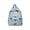 1 big light blue bag, variant on CHAOYUNYI Cute Bag Heart Print Backpack Adjustable Shoulder Straps Compact Size for School Students,Travel,Daily Use