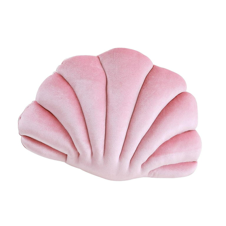 Shell Pillows Clam Pillow Floor Cushion Throw Pillow Ornament Firm Stuffed  Pink