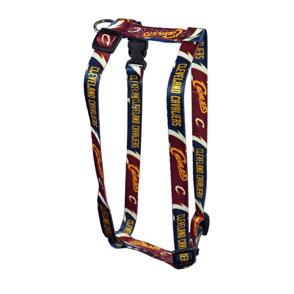 Cleveland Basketball Cavaliers Extra Small XS 5/8 Inch Wide Adjustable Dog Harness 8" - 14"