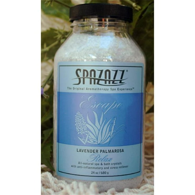 Pot de 22 oz Cristaux Lavande Palmarosa Parfum