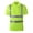 Green, variant on Hi Vis Shirts for Men Class 3 High Visibility Shirts with Short Sleeves Reflective for Construction Work Use Orange L