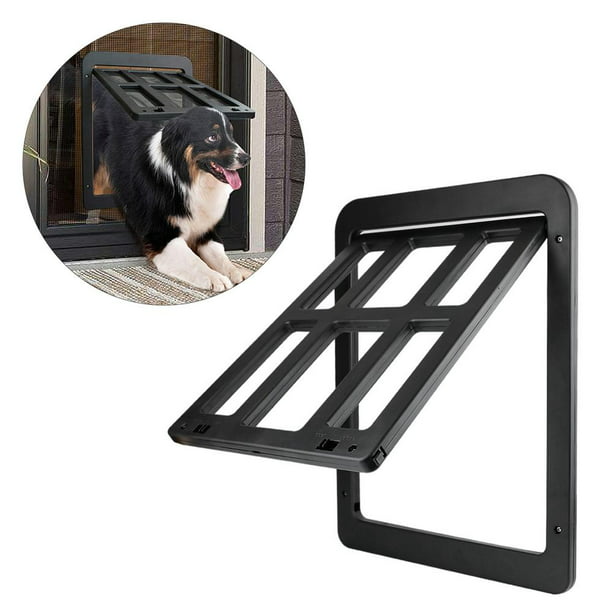 Famure Dog Door Screen Sliding Cat, Sliding Screen Door With Pet Guard
