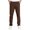Brown, variant on Kids Spring Fall Solid Dress Pants Elastic Waist Straight School Uniform Trousers, Soft Casual Long Pants for Back To School Daily Campus Outdoor Wear Army Green 5 Years