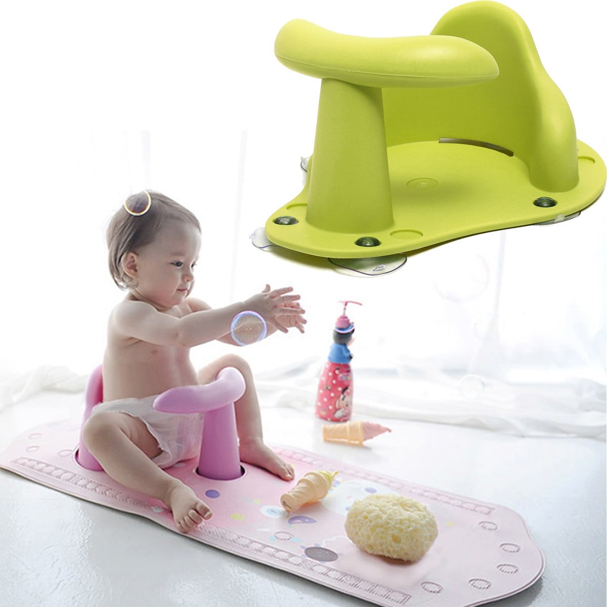 baby bath ring with suction cups