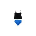 thumbnail image 1 of La Blanca Womens Twist Front Hi Rise 2 Piece Tankini, Blue, 18, 1 of 1