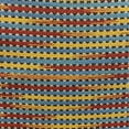 thumbnail image 4 of Plutus Vivid Stripe Red, Blue, Yellow Stripes Luxury Outdoor/Indoor Throw Pillow Double sided 22" x 22", 4 of 4