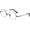 Grey, variant on Agstum Pure Titanium Retro Round Gold Glasses Frame Optical Eyeglasses 44-24-140