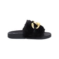 thumbnail image 3 of INC Womens Percita Faux Fur Flats Slide Slippers, 3 of 3