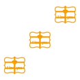 thumbnail image 1 of bedienty 1/4pcs Cookie Molds With Good Wishes Plastic Biscuit Mould Kitchen Baking Maker A 3Set, 1 of 6