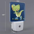 thumbnail image 3 of KLL Dino Playing Roller Skate for Night Lights,Auto Sensor Night Lamp Plug in Night Light with Dusk-to-Dawn Light Sensor LED Nightlightfor Adults & Kids Room/Bedroom/Hallway, 3 of 7