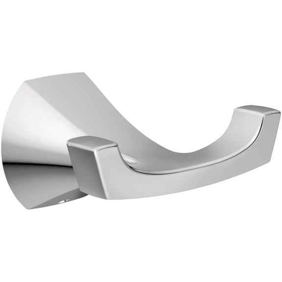 Moen Double Robe Hook Lindor - Chrome Finish - Silver