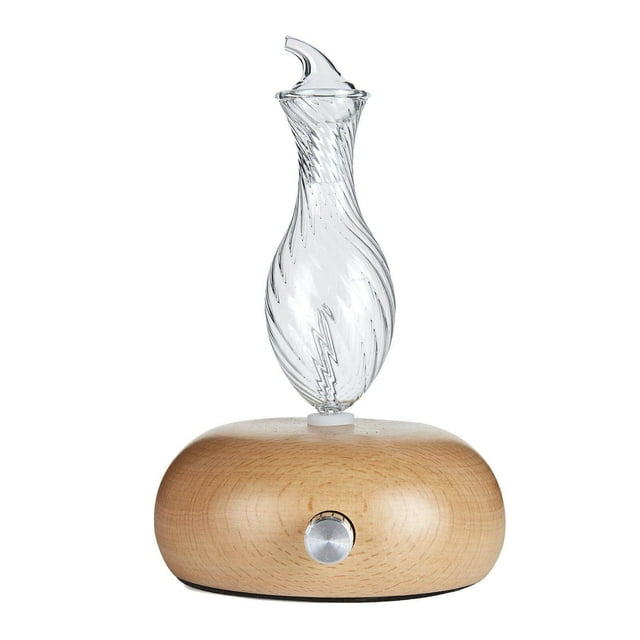 serony Waterless Nebulizing Essential Oil Diffuser Wood Portable Tabletop Humidifier Cool Mist Vaporizer Air Grain Nebulizer C
