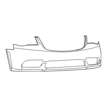 Genuine OE Mopar Bumper Cover - 68088967AA Fits select: 2013-2016 CHRYSLER TOWN & COUNTRY TOURING, 2012 CHRYSLER TOWN & COUNTRY TOURING L