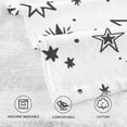 thumbnail image 4 of Dreamtimes Face Hand Towel Set Star Cotton Washcloths, Ultra Soft and Highly Absorbent,Decorative Fingertip Face Towel for Bathroom Hotel- Pack of 2, 4 of 7