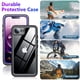 thumbnail image 5 of Funda de teléfono Temdan a prueba de agua IP68 para iPhone 16e 6.1, color morado, 5 of 7