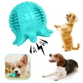 thumbnail image 1 of AMERTEER Squeaky Dog Toys for Aggressive Chewers, Pet Tooth Cleaning Ball, Durable Rubber Dog Squeak Toy, Almost Indestructible Interactive Dog Chew Ball Toys, Tough Pet Toy for Medium Breed, 1 of 7