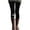 Black, variant on Women's Heart Print Knit Tights, Stretchable Everyday Leggings, Soft Comfortable Tights, Casual Printed Leggings, Lightweight Stretch Tights, Fashion Leg Wear Light Blue
