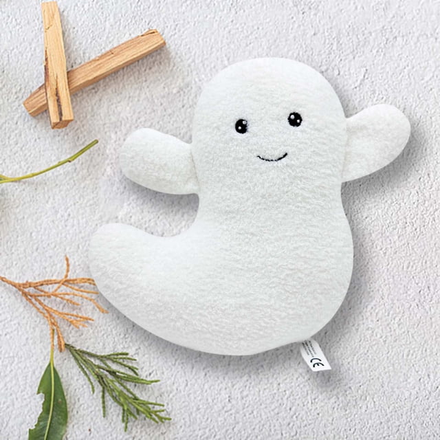 Muñeca blanda con corazón blanco Decoración para la habitación Regalo adecuado para niños Cumpleaños Halloween Juguete Muñeca de Halloween Muñeca bonita