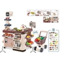 thumbnail image 4 of PENGXIANG Ensemble de Jouets de Cuisine pour Enfants avec Pulvérisation, Simulation de Chariot de Supermarché, Caissier, Scanner, 4 of 5