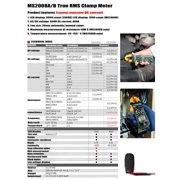 MASTECH MS2000G MS2001/C MS2006B MS2008 MS2009A/C Digital Clamp Meter Current Pliers Voltage Circuit Tester Pincers Multimeter Homeheld Professional Electrical Tool(MS2008B)