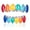 Rainbow/Silver, variant on Rainbow Hip Hop 18K Gold Plated Mouth Teeth Grillz for Joker Rapper Costume Cosplay Jewelry