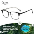 thumbnail image 4 of Gafas Cyxus con bloqueo de luz azul para hombre TR90 Acetate 8216, 4 of 9