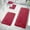 Red-204, variant on AuroraX Quick Dry Bath Rug Mat Set Of 4 Memory Non-Slip Backing Beige Absorbent 2 Pack Bathroom and Toilet Rug with Seat Cushion 19x31 Inch Bohemian Machine Washable Soft Embossed