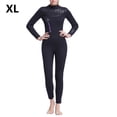 thumbnail image 2 of Trajes de buceo Traje de buceo Manga larga Pantalones largos Protección UV Traje de surf para buceo Snorkeling Surfing Natación en agua fría Negro de mujer XL 5mm Scienceny OD003704-12, 2 of 7