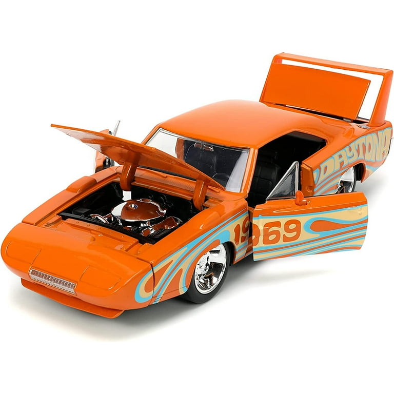 Jada 1969 Dodge Charger Daytona, Orange Metallic Diecast