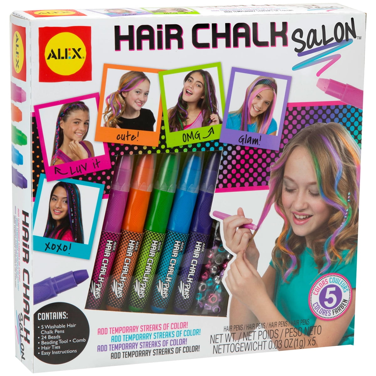 Hair Chalk Salon Kit A738w | Walmart Canada Hair Chalk Salon Kit A738w | Walmart Canada