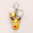 thumbnail image 5 of ER Cinco Navidad mini Papá Noel árbol de Navidad Elk muñeco de nieve llave personal colgante de dibujos animados Cardchain alrededor de 5 cm oso de fresa Electrónica, 5 of 5