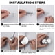 thumbnail image 4 of Foco LED Flexible Con Cuello Cisne Lámpara Rotación 360 ​​grados (plateada) 10 Uds., 4 of 9