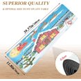thumbnail image 5 of FREEAMG Christmas Suburban House Pot Holders Durability Trivets for Hot Pots and Pans Waterproof Santa Claus Reindeer Table Runner Versatility Trivet Mats Table Mats, 5 of 7