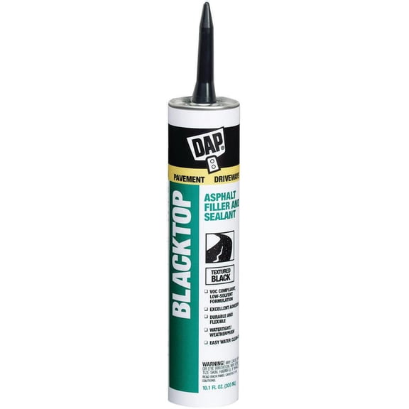 DAP Blacktop Asphalt Low Voc Sealant, Black, 10.1 Oz (7079827065)