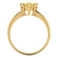thumbnail image 4 of 2 ct Pear Cut Natural Citrine Solitaire Engagement Ring for Women in 18K Yellow Gold, 4 of 5