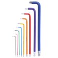 thumbnail image 4 of 9Pcs Hex Wrench Set Steel Ball Head Colorful Extension L Shape Repairing Hand Tools, 4 of 5