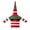 Red Green, variant on Christmas Wine Bottle Cover Knitted Xmas Bottle Sweater with Santa Hat for Wine Champagne Beer Bottles Holiday Party Decoration