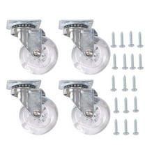 labwork 4 Pack 2 Inch Office Chair Swivel Wheels Replacement Rubber Chair Casters