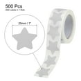 thumbnail image 2 of Star Stickers 1 Inch 1 Roll DIY Adhesive Labels Notes, Greeting Cards, Gift Boxes, 500 Count/Roll Silver Grey, 2 of 6