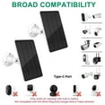 thumbnail image 5 of 10W Solar Panel for Security Camera, USB C Port Solar Panel for 5V Outdoor Rechargeable Battery Camera Doorbell Light, 360° Adjustable Security Mount, 9.8ft Cable, IP65 Waterproof Rating, 5 of 9