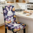 thumbnail image 4 of B 20X18X22 Inch Stool Cover With Easter Egg And Bunny Design For Dining Chair Restaurant Hotel Home Spring Festive Holiday Decoration B Style, 4 of 7