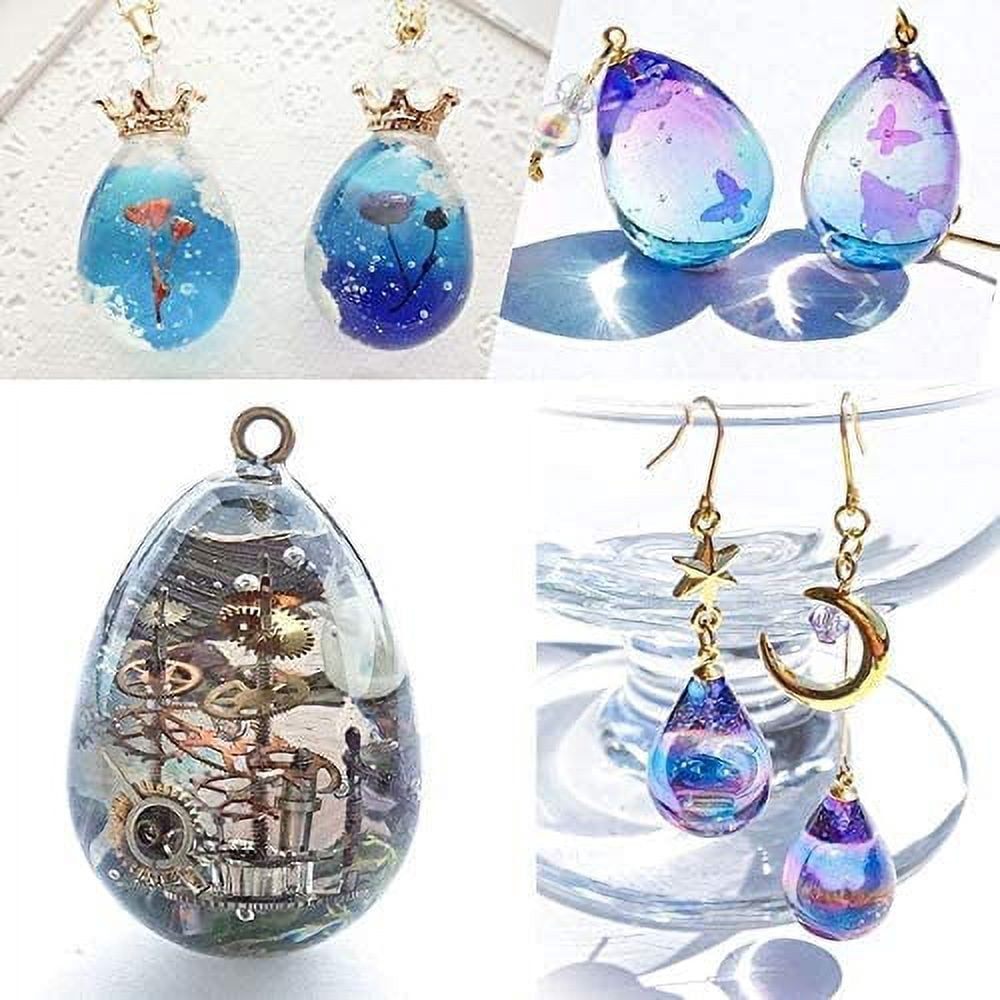 500g UV Resin-Upgrade I Minute Quick Cure! Hard Type Crystal Clear Epoxy Resin, UV Glue Ultraviolet Curing, Solar Cure Sunlight Activated Resin Clear Adhesive Glue For Jewelry Making Craft Decoration