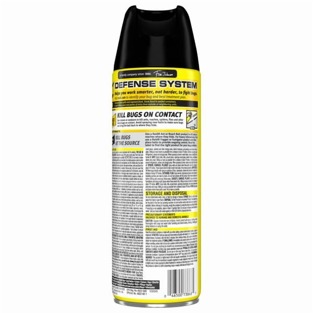 Raid® Multi Insect Killer Insecticide Aerosol Spray, 15 fl oz, 5 Pack