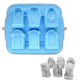 thumbnail image 1 of Bandeja de hielo Tombstone Molde de cubitos de hielo de Halloween-Azul + OPP MFZFUKR CPB-US-CJZ122-2, 1 of 5
