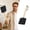 1 Pack Black Leather, variant on DUOYOU Black Leather Fly Swatter Heavy Duty Manual Flyswatter with Wood Handle for Indoor Outdoor Home Fly Control