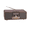 brown, variant on M-Amazup multifunctional radio: Wireless speaker, Outdoor speaker, USB playback, TF card playback,Stereo Speakers, AM/FM/SW radio, Rechargeable battery, MP3 player; Retro faux wood grain design